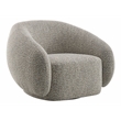 ACME Isabel Fabric Upholstered Chair with Swivel in 2-Tone Brown
