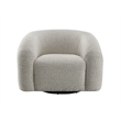 ACME Irma Contemporary Fabric Upholstered Chair with Hidden Swivel in Gray