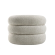 ACME Irma Contemporary Fabric Upholstered Chair with Hidden Swivel in Gray