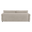 ACME Haran Fabric Upholstered Sofa with Queen Size Sleeper & 2 Pillows in Beige