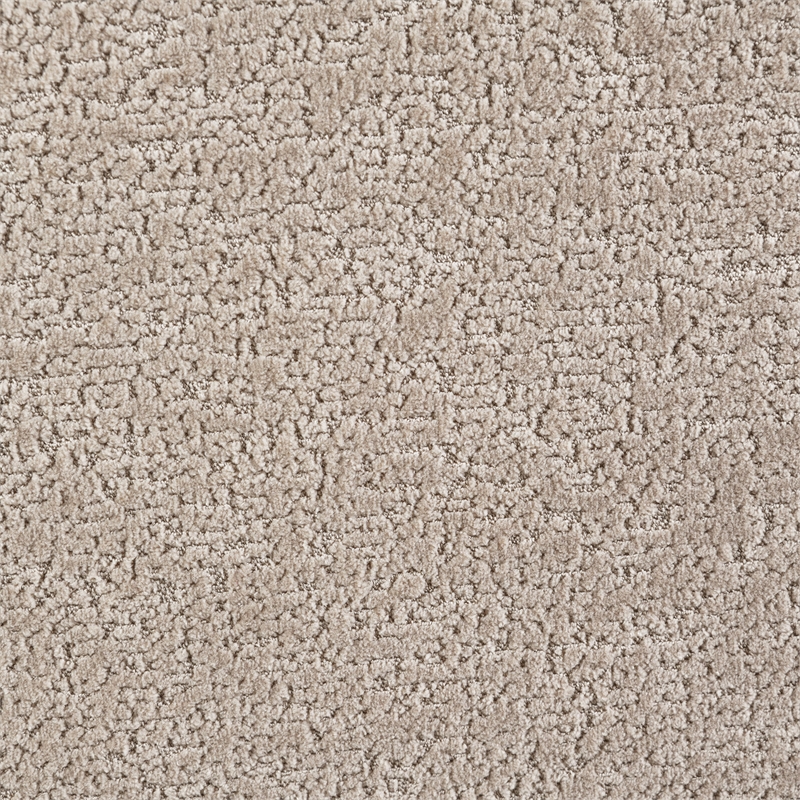 ACME Keith Contemporary Chenille Upholstered Sofa with 3 Pillows in Beige