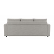 ACME Connie Fabric Upholstered Sofa with Sleeper and 2 Pillows in Beige