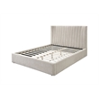 ACME Loren Eastern King Bed in Beige Linen