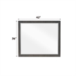 ACME Clayten Mirror in Espresso
