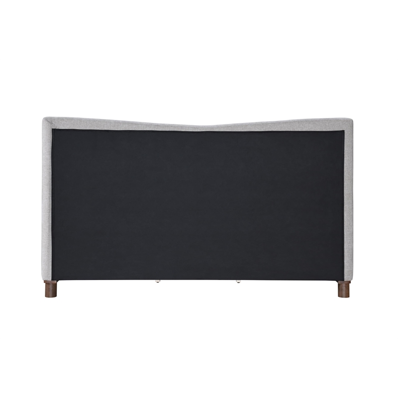 ACME Melbourne Queen Bed in Gray Chenille