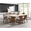 ACME Lidi Side Chair (Set-2) in Brown Chenille