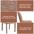ACME Lidi Side Chair (Set-2) in Brown Chenille