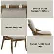 ACME Danzel Side Chair (Set-2) in Gray Chenille & Vintage Oak