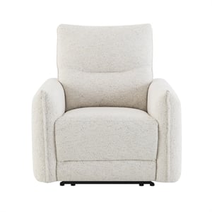 ACME Lalisa Power Motion Recliner  w/USB Port  in Cream Chenille