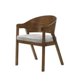 ACME Hoyte Arm Chair (Set-2) in Walnut
