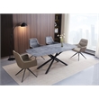 ACME Hester Arm Chair (Set-2) in Gray Fabric