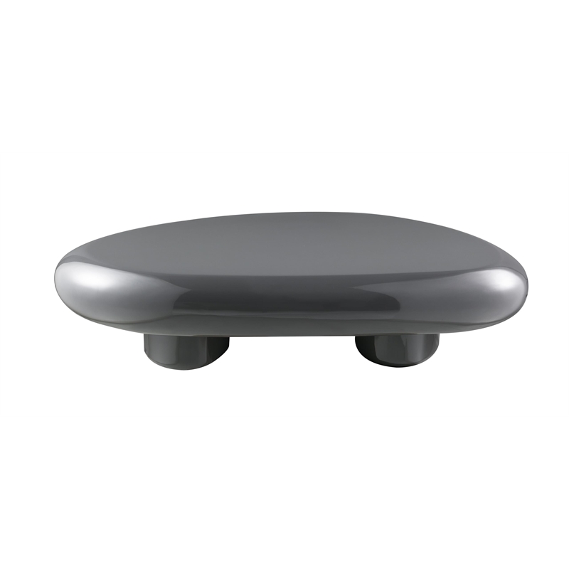 ACME Charlene Coffee Table in Gray High Gloss