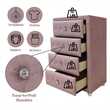 ACME Reggie Chest in Pink Fabric
