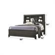 ACME Lantha Eastern King Bed in Gray Oak