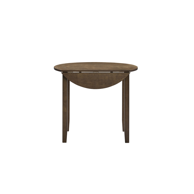 ACME Damica Round Dining Table in Walnut