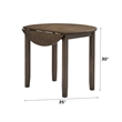 ACME Damica Round Dining Table in Walnut