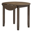 ACME Damica Round Dining Table in Walnut