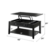 ACME Malachi Coffee Table w/Lift Top in Black