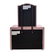 ACME Reggie Mirror in Pink Fabric