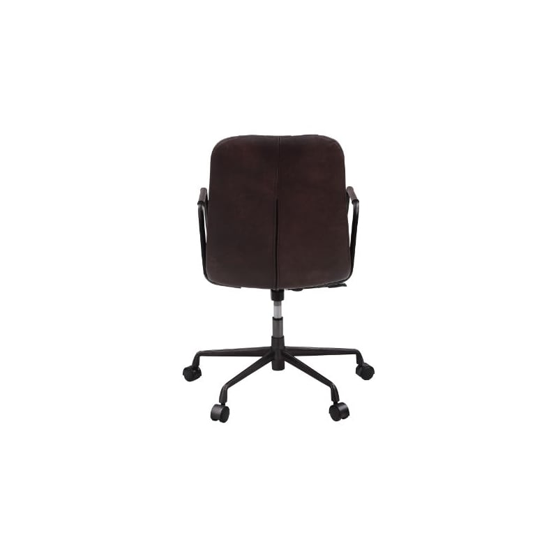 ACME Eclarn Swivel Office Chair in Mars Top Leather