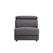ACME Alwin Modular - Armless Chair in Dark Gray Fabric