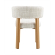 ACME Ogin Side Chair (Set-2) in Beige Chenille & Gray