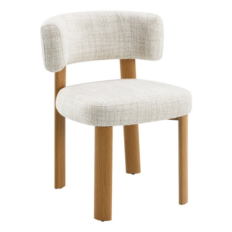 ACME Ogin Side Chair (Set-2) in Beige Chenille & Gray
