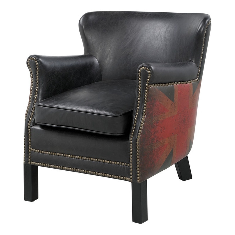 ACME Rowina Chair in Antique Slate Leather