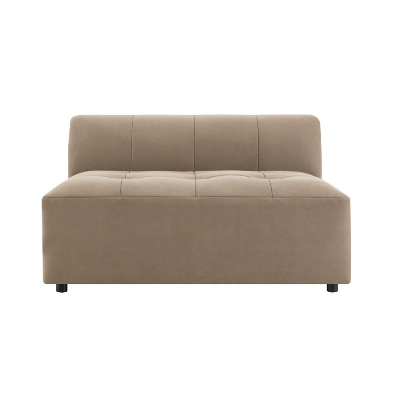 ACME Zoey Modular - Armless Chair in Latte Suede