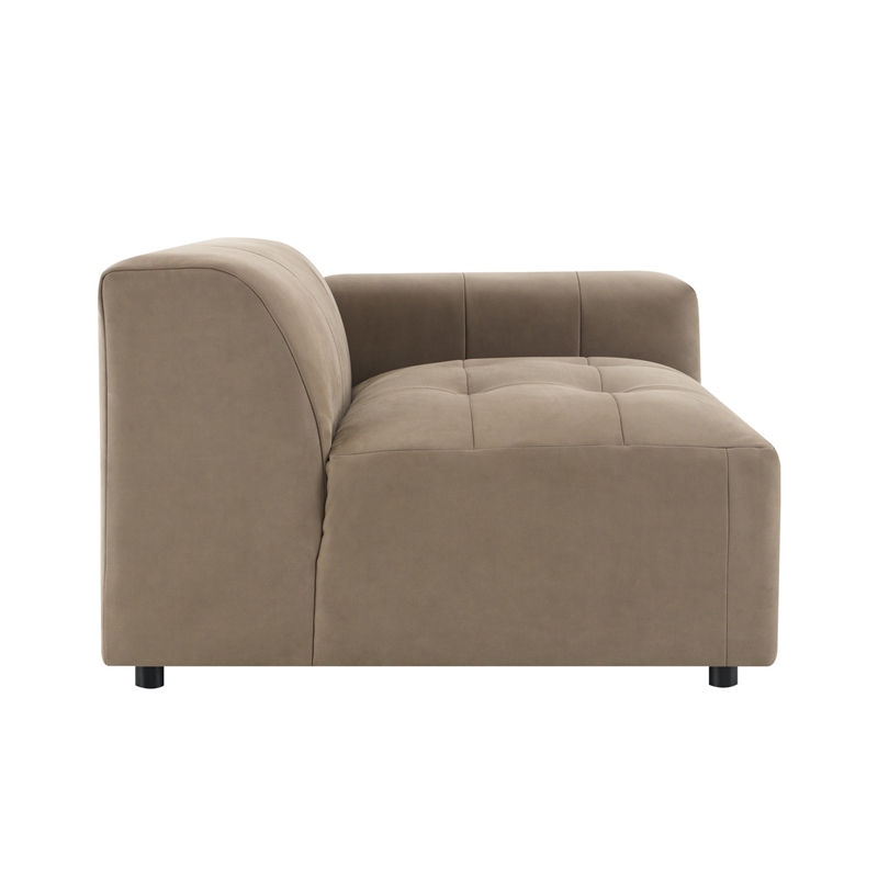 ACME Zoey Modular - RF Arm Chair in Latte Suede