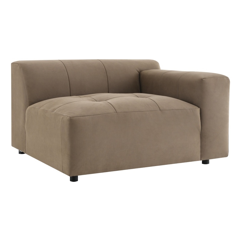 ACME Zoey Modular - RF Arm Chair in Latte Suede