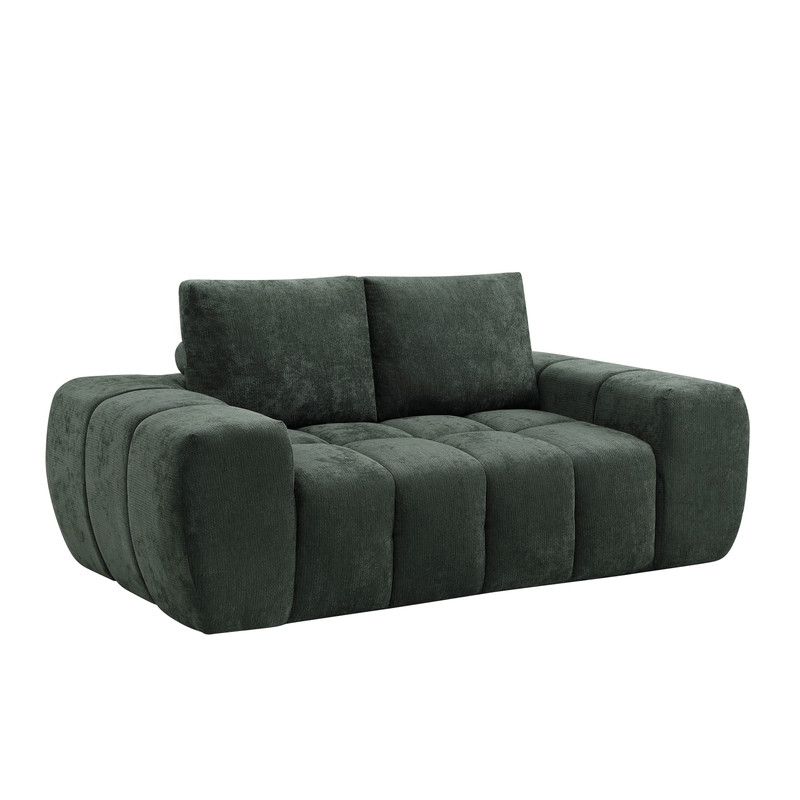 ACME Medwin Loveseat in Green Linen