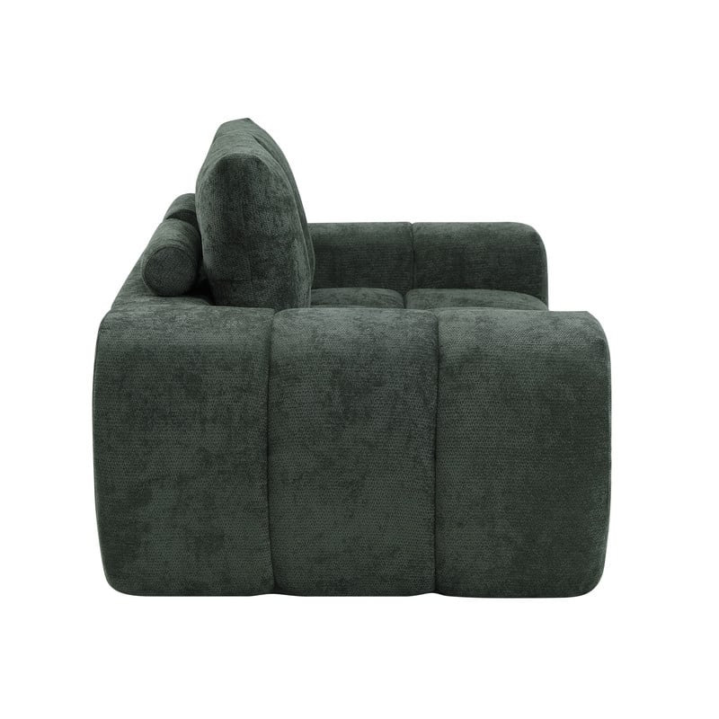 ACME Medwin Loveseat in Green Linen