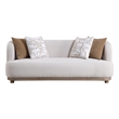ACME Duncan Sofa with 4 Pillows in Beige Chenille