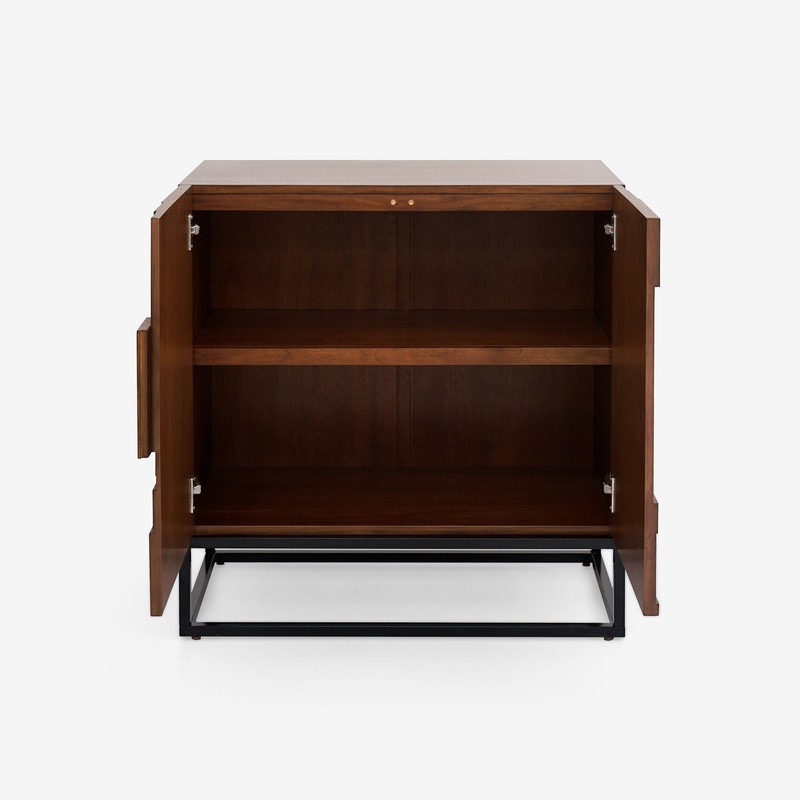 ACME Lora Cabinet in Walnut