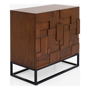 ACME Lora Cabinet in Walnut