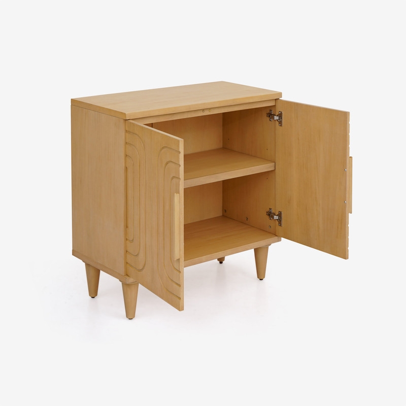 ACME Lore Cabinet in Natural Oak