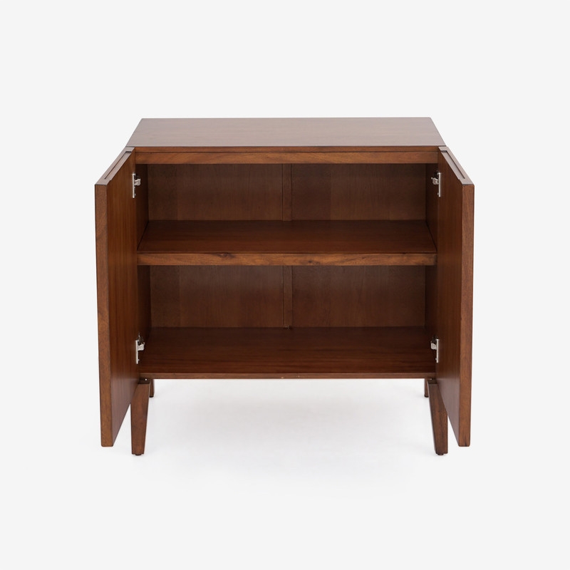 ACME Lois Cabinet in Walnut