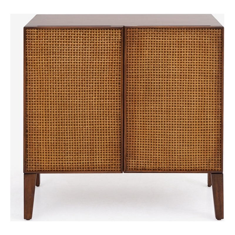 ACME Lois Cabinet in Walnut