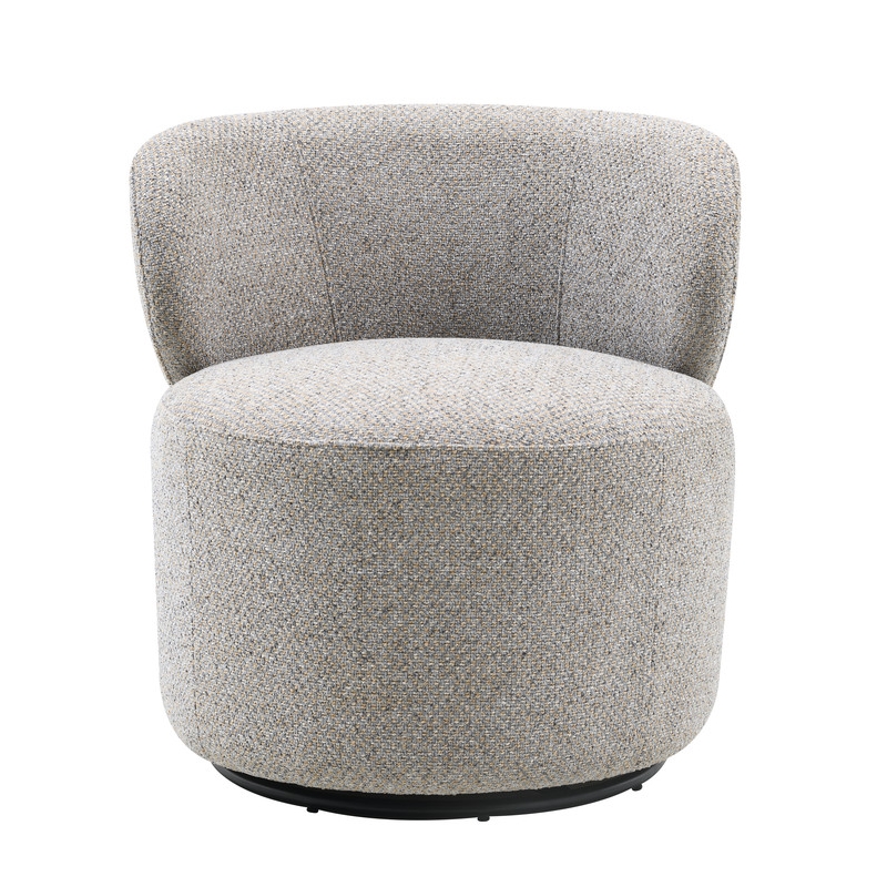 ACME Vedi Accent Chair w/Swivel  in Gray Chenille