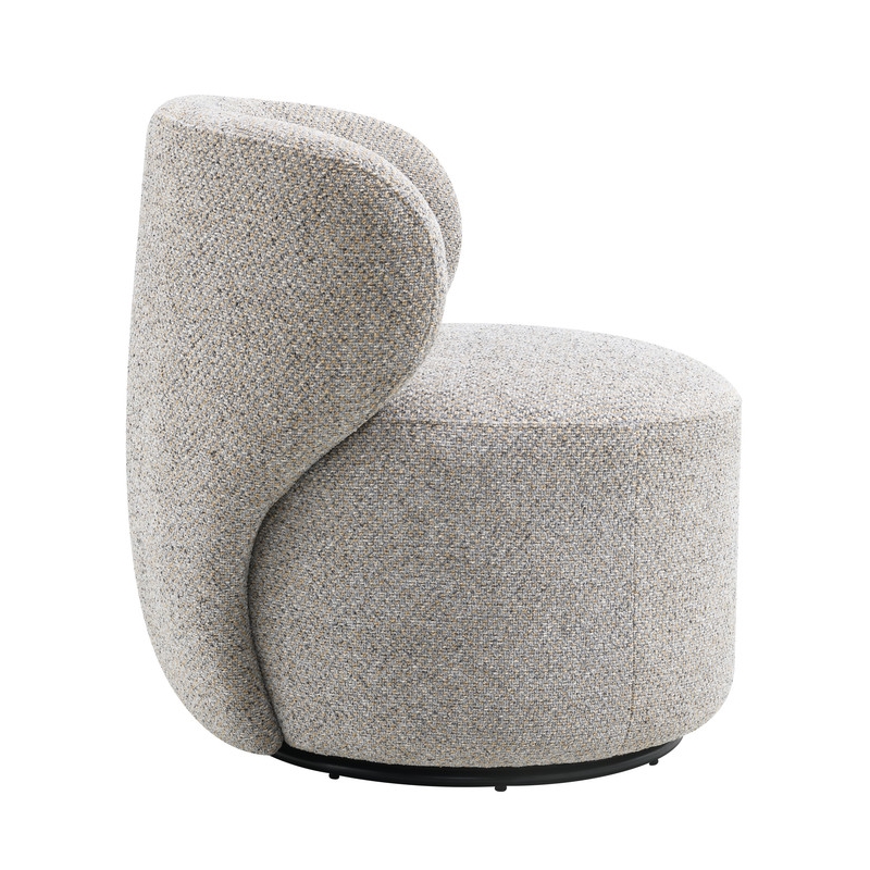 ACME Vedi Accent Chair w/Swivel  in Gray Chenille