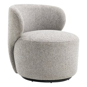 ACME Vedi Accent Chair w/Swivel  in Gray Chenille