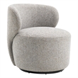ACME Vedi Accent Chair w/Swivel  in Gray Chenille