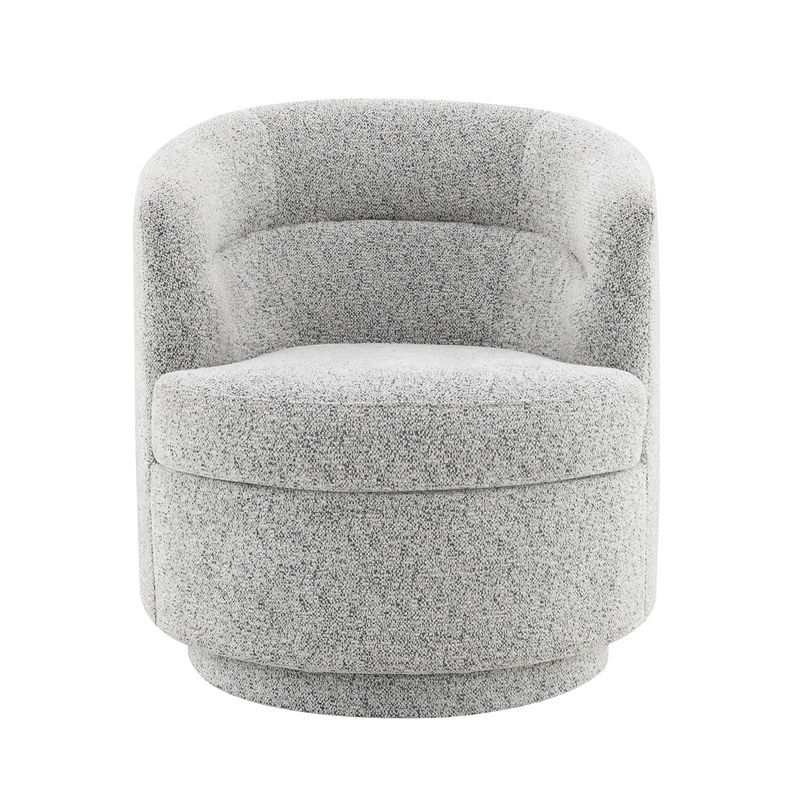 ACME Vedas Accent Chair w/Swivel  in Gray Chenille