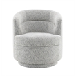 ACME Vedas Accent Chair w/Swivel  in Gray Chenille