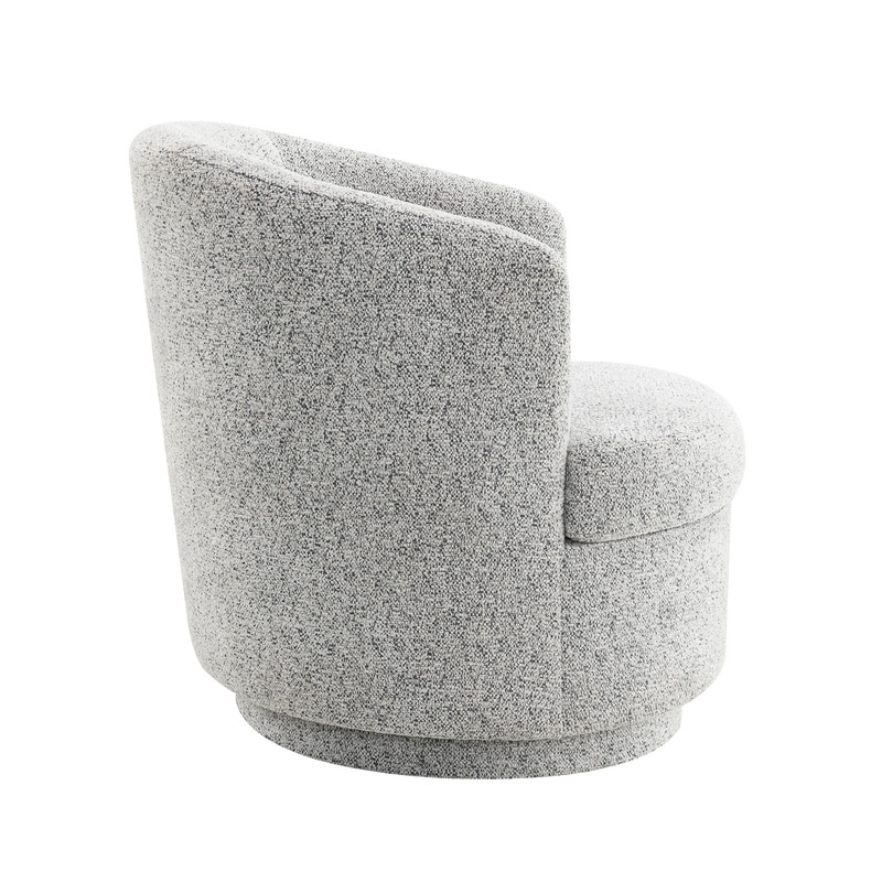 ACME Vedas Accent Chair w/Swivel  in Gray Chenille
