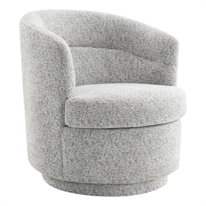 ACME Vedas Accent Chair w/Swivel  in Gray Chenille