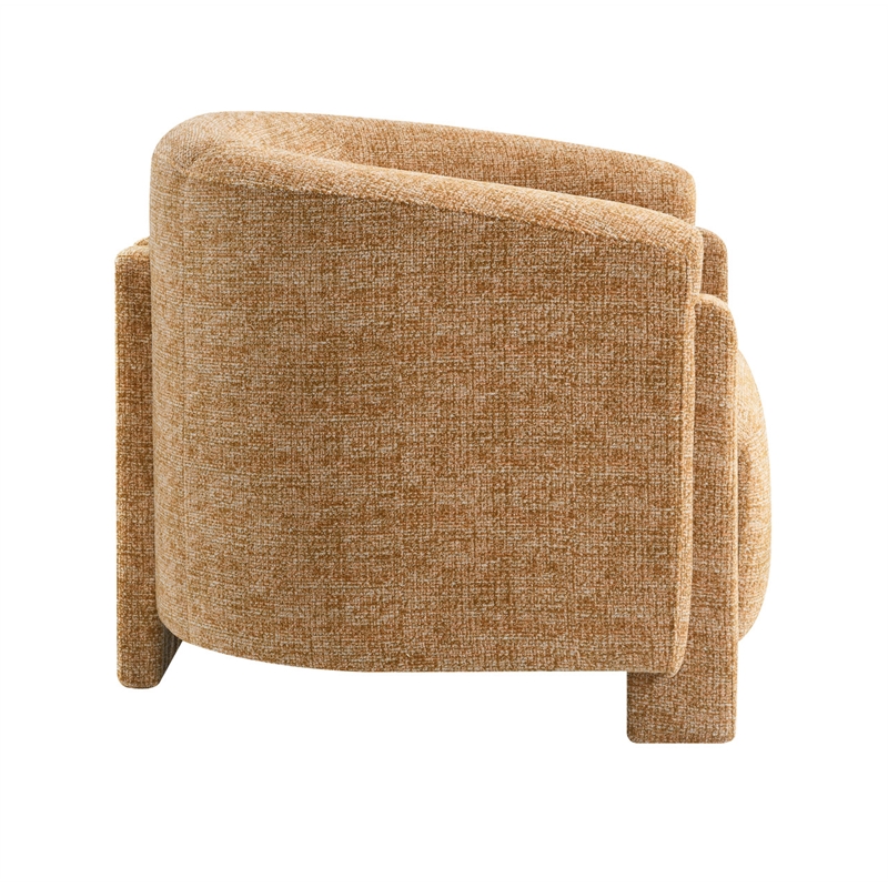 ACME Varsha Accent Chair in Orange Chenille
