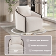 ACME Lenora Accent Chair w/Swivel  in Beige Chenille
