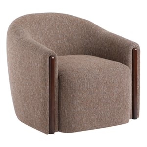 ACME Ballona Accent Chair w/Swivel  in Brown Chenille